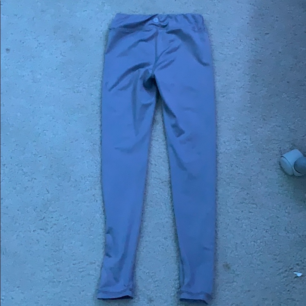 light blue / light purple 90 degree leggings